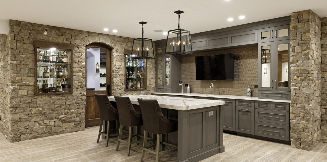 Metro Design Build Group - Basement Remodel, Wine Cellar Wet Bar