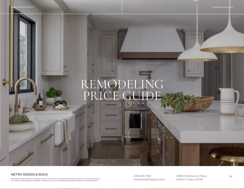 Metro Design Build Group - Remodeling Cost Guide Cover